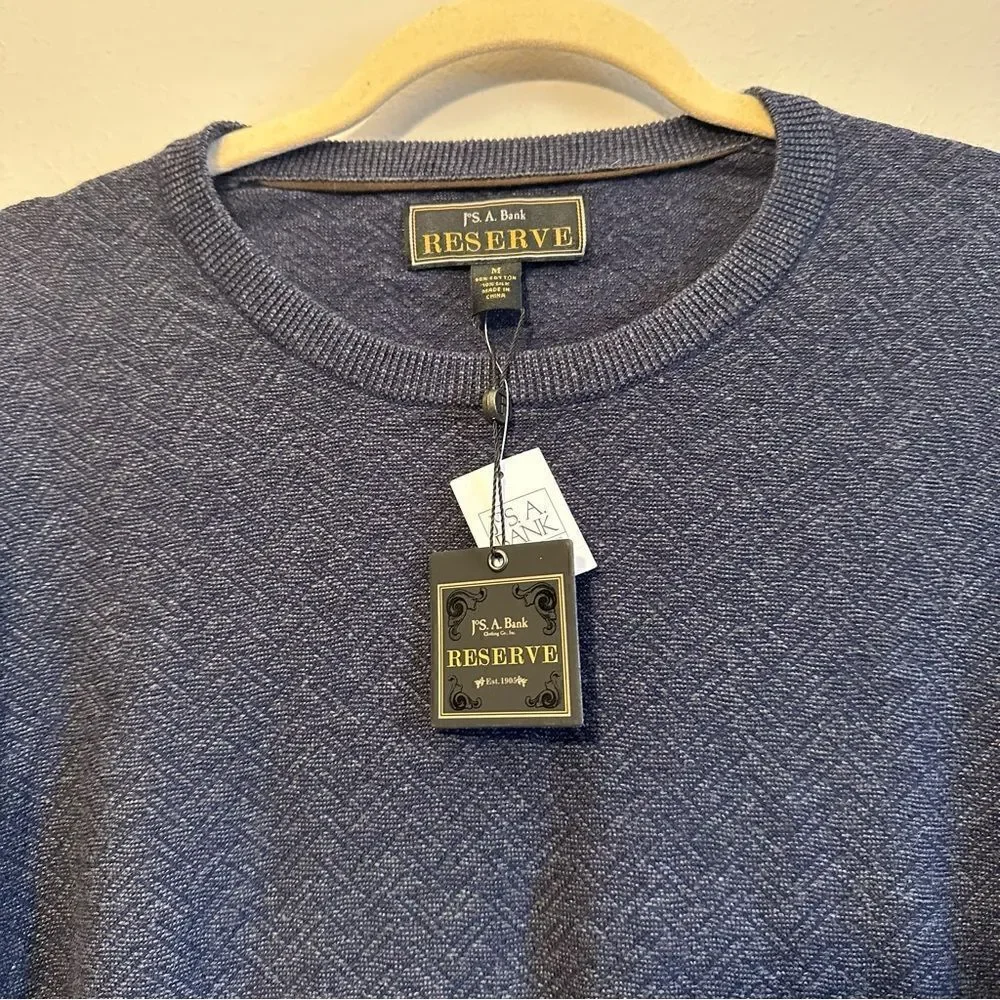 NWT men’s Jos A Bank sweater size medium